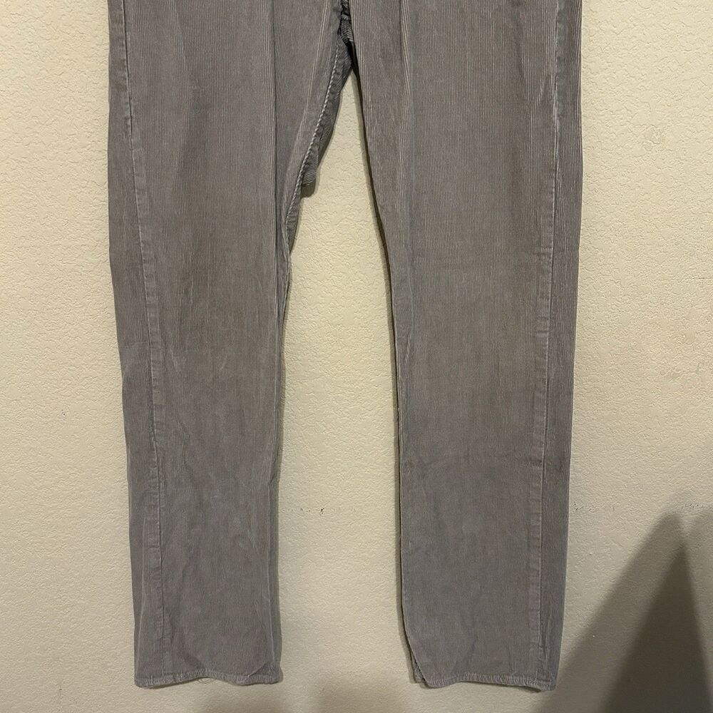 J. Crew Corduroy Chino Pants Mens 32x34 Brown 5 Pocket Vintage Slim Straight - Picture 4 of 6